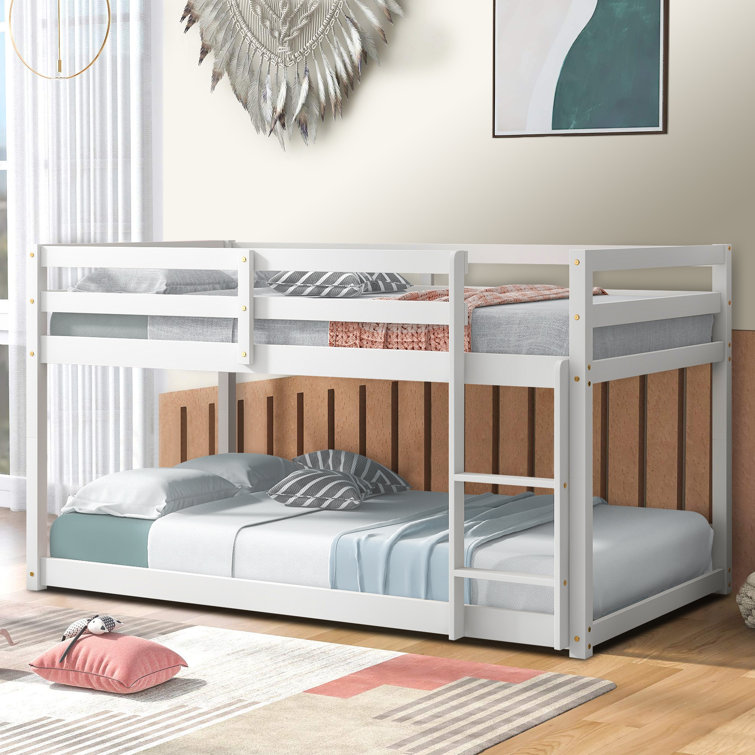 Twin over twin on sale wood bunk beds